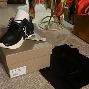 Black and White Women's Sneakers